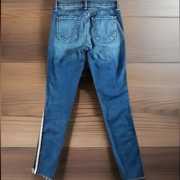 J BRAND Jeans Womens Size 27 Dark Wash 811 Skinny Reflective Side Stripes $248 - Picture 11 of 11
